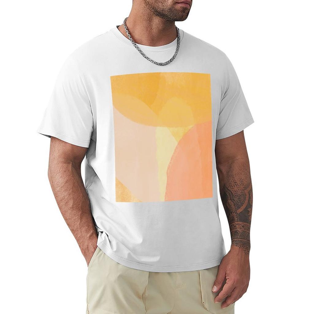 Colorful Abstract Forms 3 TShirt Fashion Casual Short Sleeve TShirt