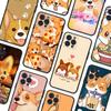 Милый чехол для телефона Corgi для iPhone 8, 7, 6, 6S Plus X SE 2020, XR, XS, 14, 11, 12, 13, Mini Pro Max, чехол для мобильного телефона