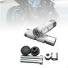 Motorcycle Passenger Foot Pegs Aluminum Alloy Professional Spare Parts Easy Installation Universal