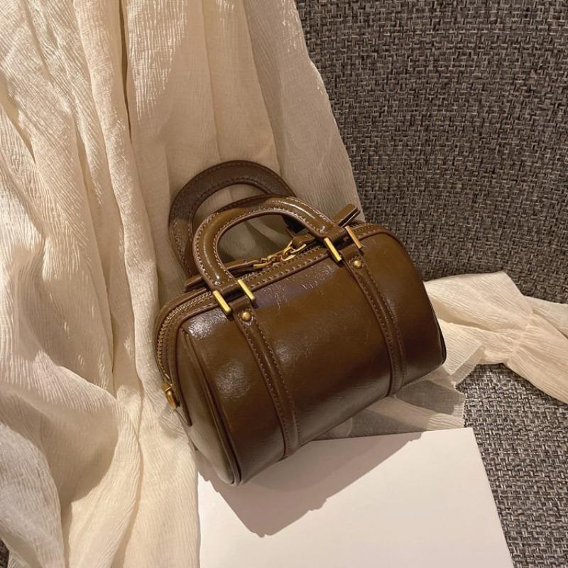 Ручная сумка-бостонка, Маленькая квадратная сумка, Ретро и модная сумка через плечо