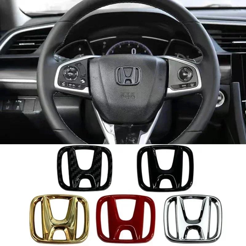 CJPY7 ABS Наклейка-крышка логотипа рулевого колеса автомобиля для Honda Accord Odyssey Jade CRV Fit CRZ City Civic HRV 8-го Pilot Legend Pilot