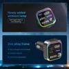Автомобильный Bluetooth 5.3 Fm-передатчик адаптер для автомобиля 60 Вт Pd+Qc3.0 быстрая зарядка RGB свет беспроводной музыкальный радиомодулятор плеер