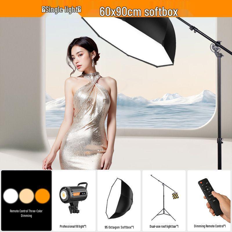 500 Вт Супер Яркий Профессиональный Заполняющий Свет для Прямых Трансляций и Фотографии