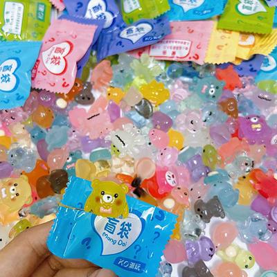 10 шт. мини светящиеся имитационные животные слепые сумки украшения для дома настольные украшения для автомобиля подарок