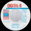 7-дюймовая пластинка GREGORY ISAACS Yesterday NONE DigitalB 1996 Ямайка Регги Ска Даб Б/У