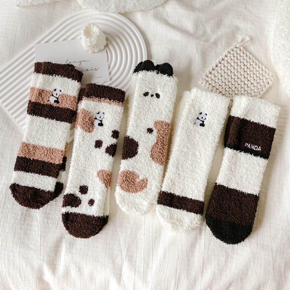 Indoor Thermal Socks Harajuku Style Autumn Winter Socks Floor Socks Women Socks Home Sleeping Socks