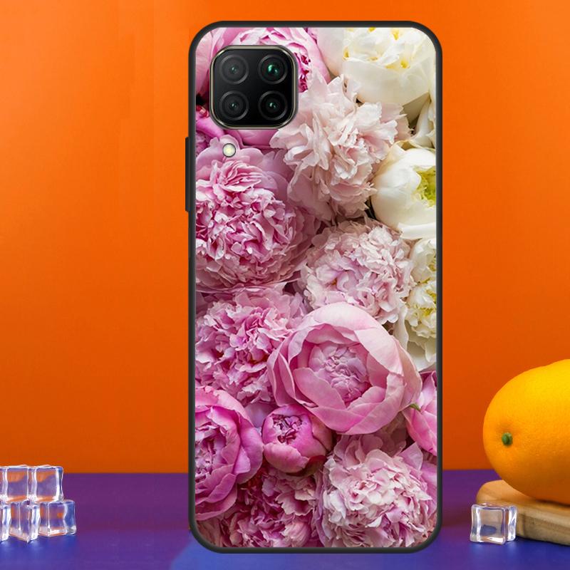 Пионы Красивый Цветок Для Huawei Nova 12s 12i 11i 5T 9 10 SE Y91 Y90 Y60 Y70 Y72 Y61 P60 Pro P20 P40 P30 Lite Чехол