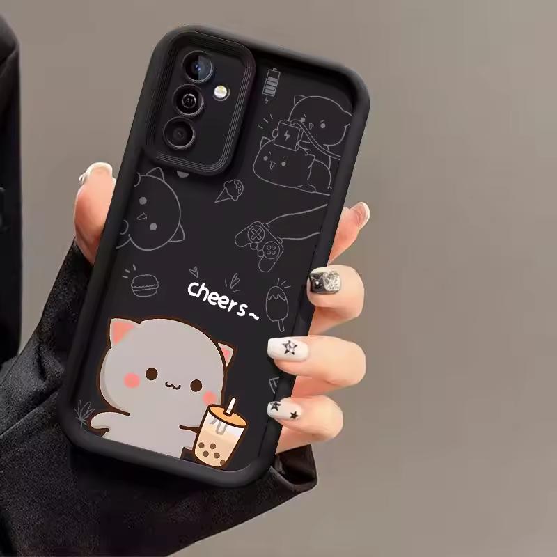 Мультяшная пара BUBU DUDU Для чехла Samsung Galaxy S24 S23 S22 S21 Ultra Plus A55 A54 A53 A52 A35 A25 A15 A14 5G Телефон Y2k Обложка