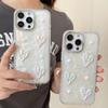 Красивый чехол с узором ракушки Ins Love для iPhone 16, новый чехол для телефона Apple 15 Promax, модный, с блестящими бриллиантами