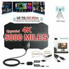 4K High Gain HD TV DTV Box Цифровая телевизионная антенна EU Plug 5000 Miles Усилитель Активная комнатная антенна HD Плоский дизайн