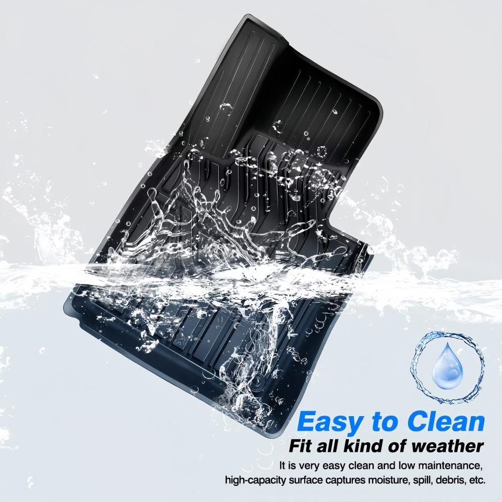 Коврики TPE для пола, напольные ковры, подходят для MG ZS EV 2025-2025 с правым рулем, индивидуальные всепогодные напольные покрытия TPE