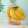 Banana Holder Tree Stand Hanger Rack Fruit Display Hook Wooden Banana Tree Hanger Sturdy Display with Hook for Fruit Storage