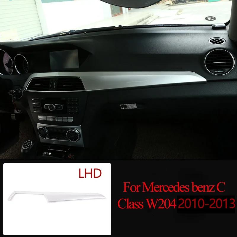 АБС Серебристый Для Mercedes benz C Class W204 C180 C200 2007-2013 Украшение Салона Автомобиля Накладки Наклейки Авто Аксессуары