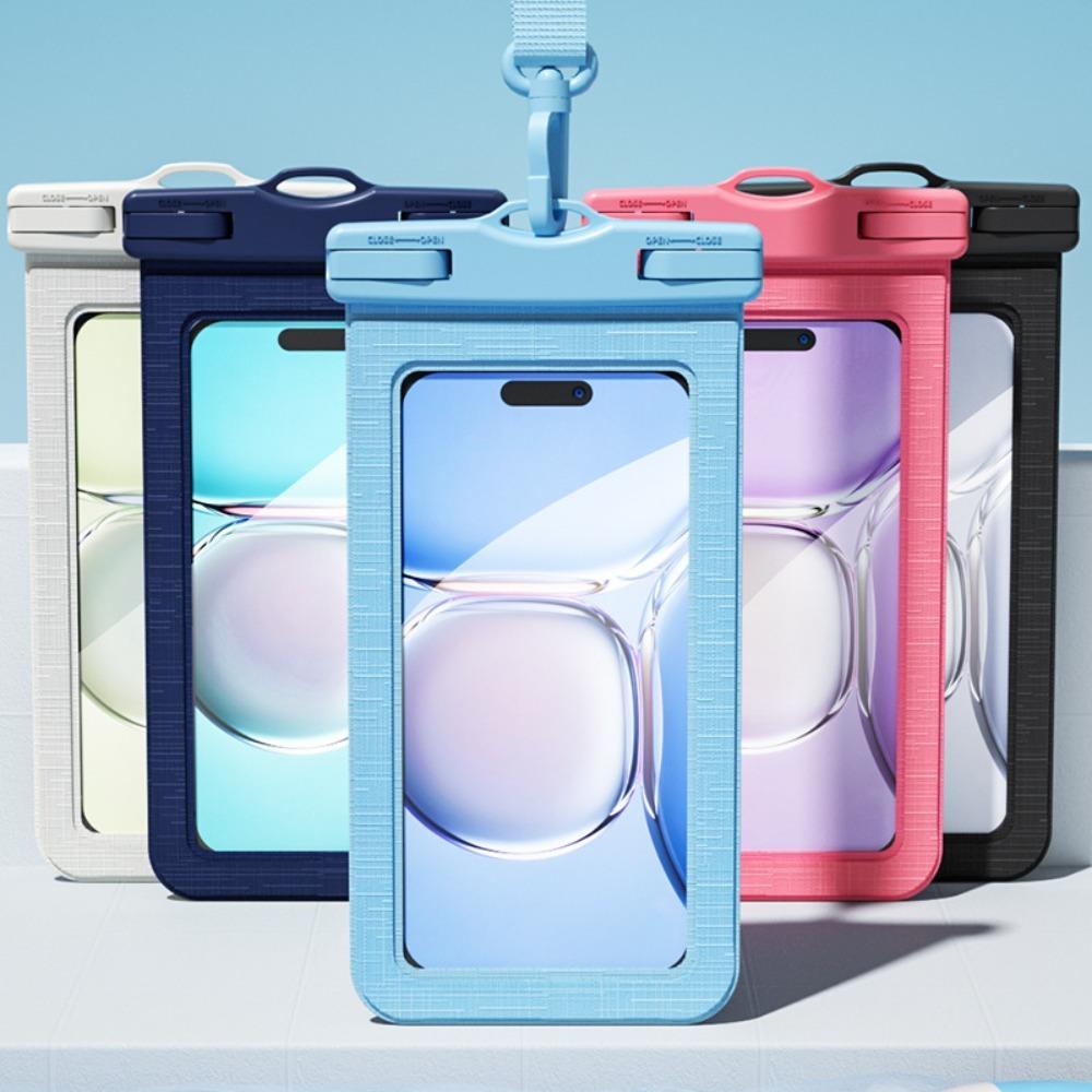 Songkran Mobile Phone Waterproof Bag Long Lanyard Swimming Waterproof Phone Bag Beach Diving