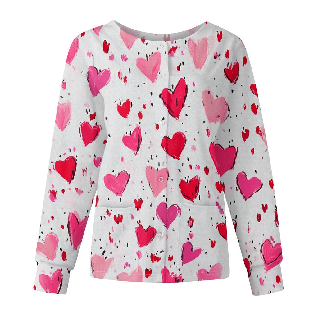 Женский повседневный однобортный однобортный защитная одежда с длинными рукавами и цветочным принтом, кардиган, топ