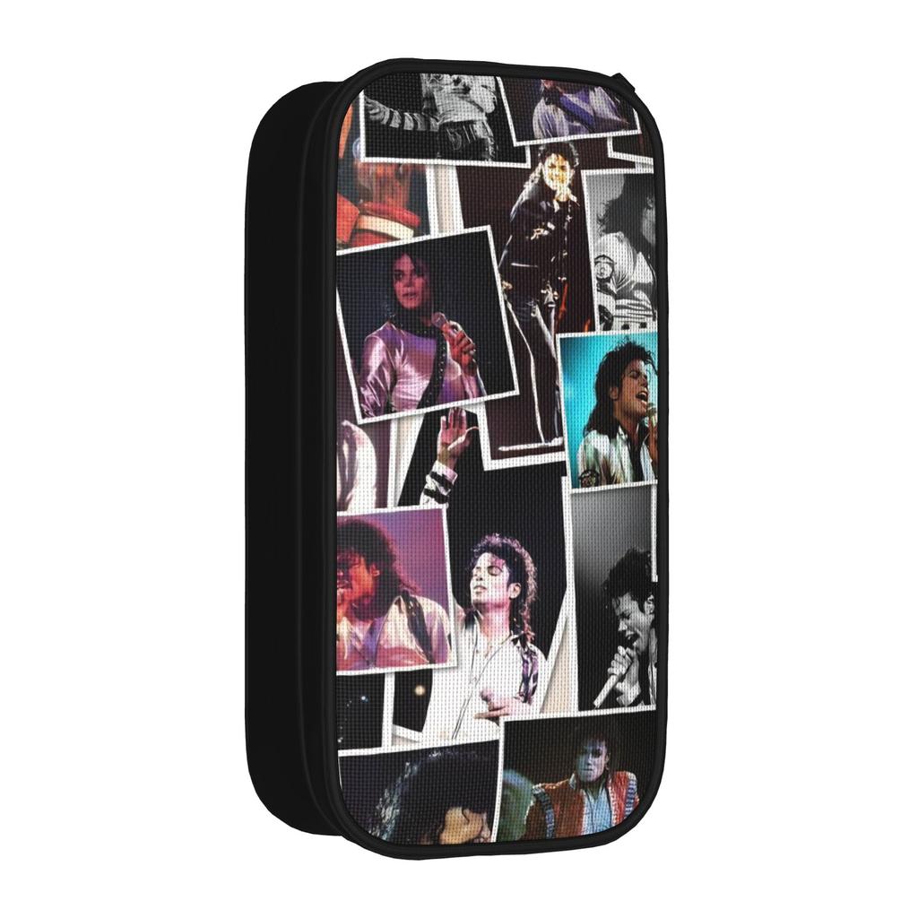 Michaels Jacksons Pencil Cases Pen Box Pencil Bags Girls Boys Big Capacity Students School Gifts Pencilcases