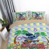 Adorable 3d Cartoon Stitch Anime Comforter With Matching Duvet Cover And Pillowcase