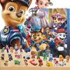 2025 Christmas Countdown Calendar Paw 24 Pieces Patrol Dolls Doll Toys Christmas 24 Day Countdown Calendar Blind Box Holiday Gift Children Adult-C