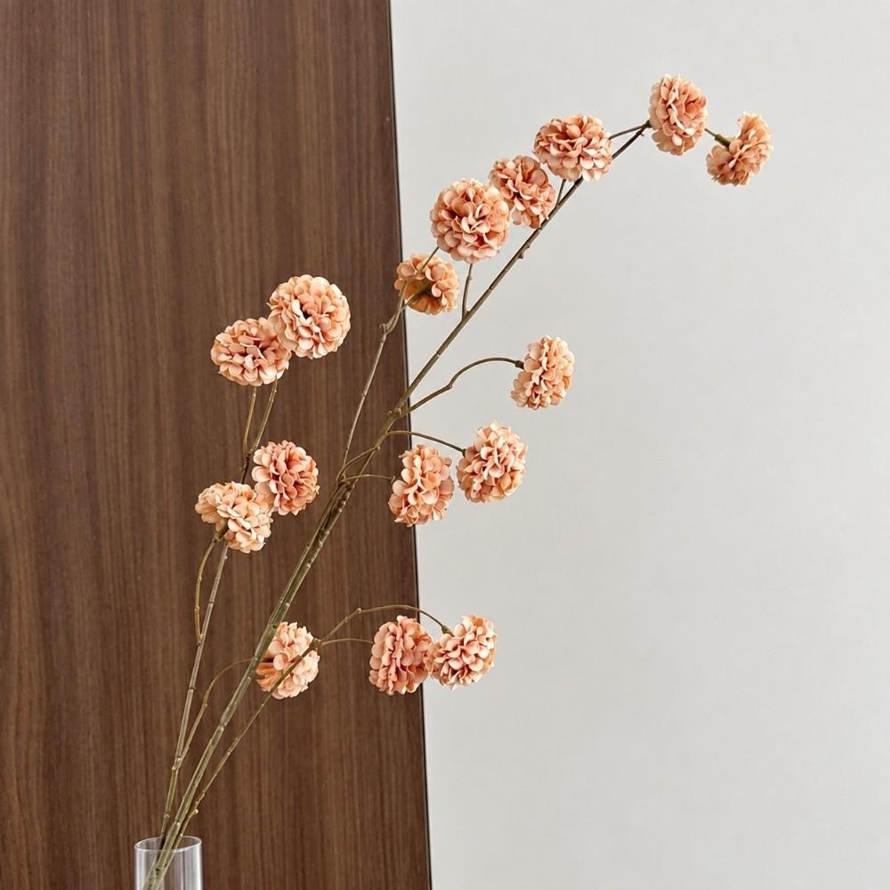 Multi-Head Artificial Ball Shape Flower Bouquets Simulation Plastic Fake Flowers Photography Props