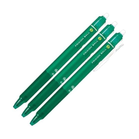 PILOT FriXion Ball Knock 0,5 мм Зеленый (3 шт.)
