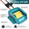 For Makita 14.4V 18V Li-ion Battery Adapter DIY Battery Cable Connector Output Adapter BL1830 BL1840 BL1850 For Electric Drills