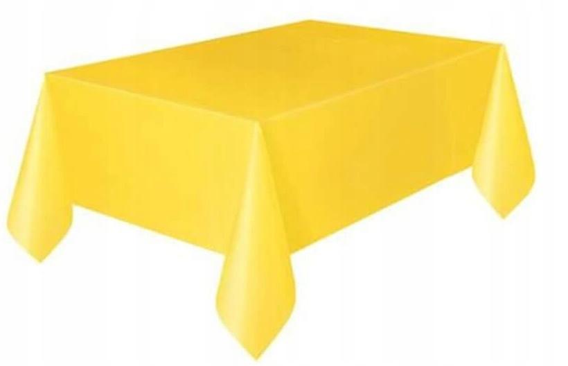 Obrus Foliowy 120X140 Cm Żółty 1Szt.