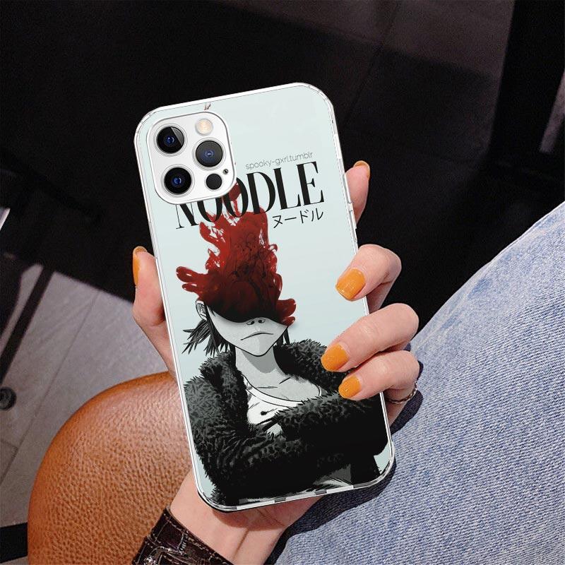 Чехол для телефона Gorillaz Anime для iPhone 17 Air 16 Pro Max 16E 15 + 14 Plus 11 12 13 Mini 7 8 SE Подарок Печать Чехол Fundas 17 Air 16 P