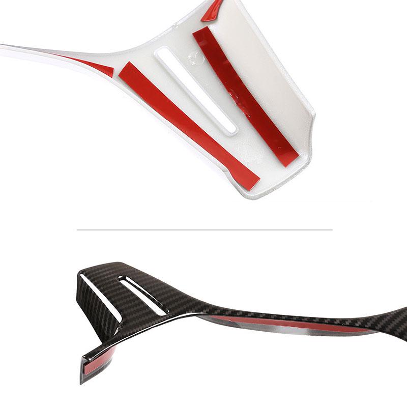 Стайлинг автомобиля, текстура из углеродного волокна, панель рулевого колеса, накладка на рамку для Mercedes Benz CE Class W204 W212 ML GL X166