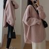2025 Women's Loose Mid-Length Knit Sweater - Autumn/Winter Korean Style