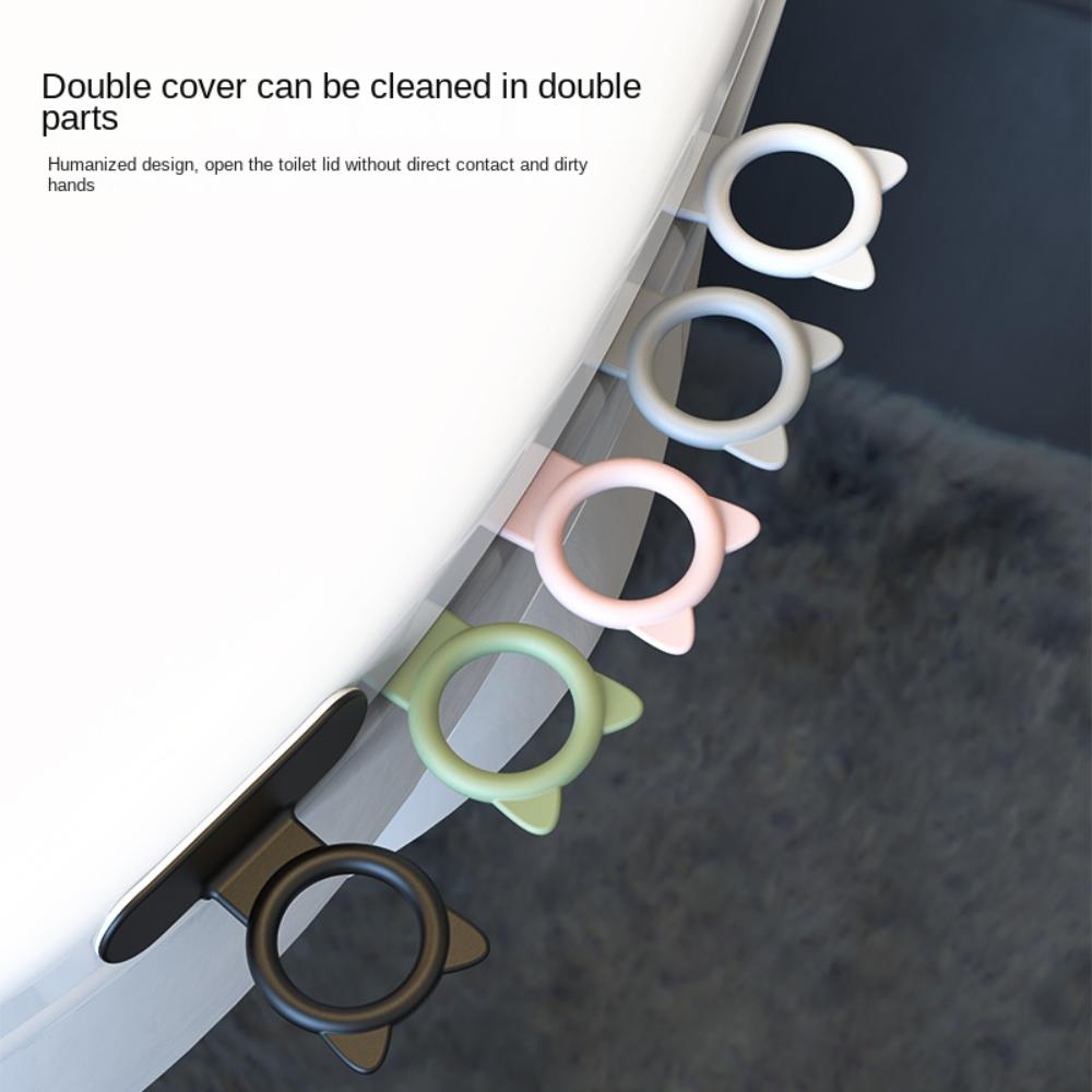 Силиконовый подъемник сиденья унитаза Многофункциональный держатель для унитаза Подъемник крышки унитаза Аксессуар для туалета
