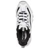 Skechers Arch Fit DLites Тканевые Модные Повседневные Удобные Универсальные Низкие Папины Кроссовки Женские Кроссовки Черно-Белые 149805-WBK