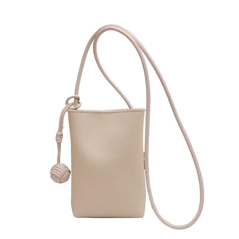 Горячая Распродажа Однотонные ПУ Мини Женские Сумки Через Плечо Новые Универсальные Сумки Для Мобильных Телефонов Кошельки Женские Сумки Через Плечо