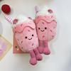Плюшевая брелок-игрушка Клубничный молочный коктейль Подарок