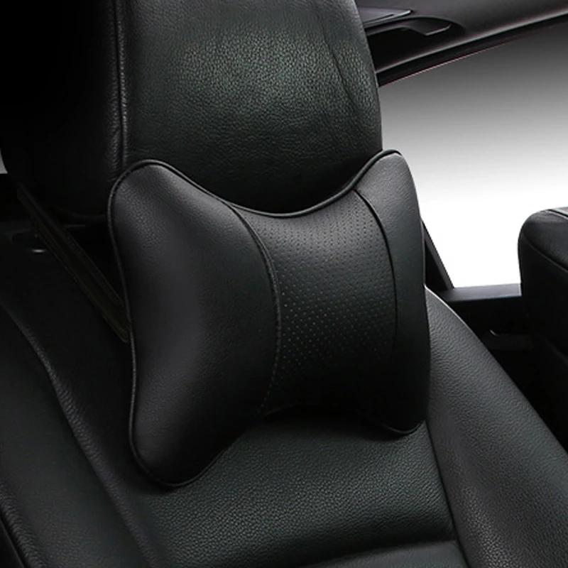 Car Neck Headrest Pillow Car Accessories Cushion Auto Seat Head Support Neck Protector Automobiles Seat Neck Rest Memory Cotton