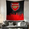 Arsenal team logo Wall Hanging Printed Fabric Blanket Decorative Tapestries for Bedroom Living Room Home Decor