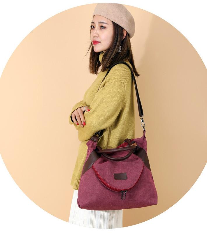 SCIONE Холщовая женская сумка, женская повседневная сумка-мессенджер, модная сумка через плечо Wild Tide, женская сумка