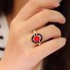 BELLA BOX French Retro Fantawild Stone Jewelry Adjustable Ring Suitable For Women's Wedding Parties Fashion Jewelry