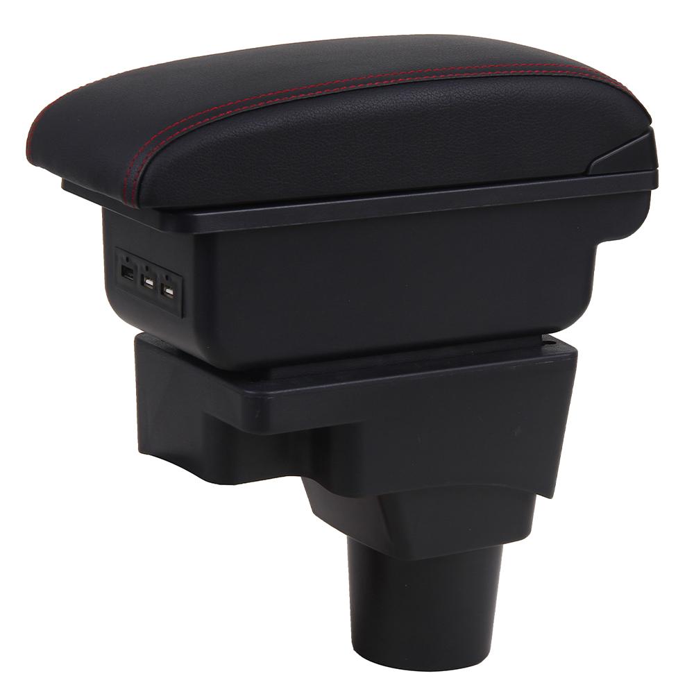 For Chevrolet Sonic For Chevrolet Aveo Car Armrest Box Retrofit Parts Accessories Interior Details Cup Holder USB Interface