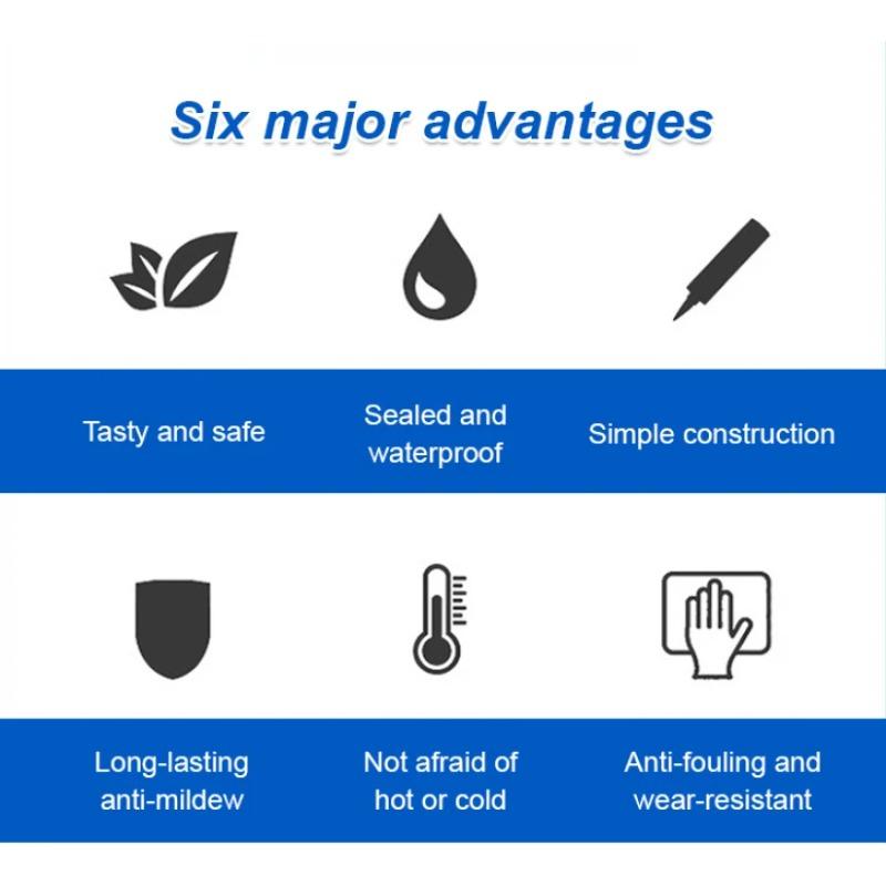 Multifunctional Leak-Proof Sealant Paste Household Tile Adhesive Waterproof Bathroom Sealant Glue Anti-mold Caulking Adhesive