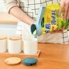 Зажим-запечатыватель для пакетов для хранения продуктов, зажим для запечатывания пакетов, зажим с эффектом запечатывания, с большим выпускным носиком, для хранения продуктов, кухонные принадлежности