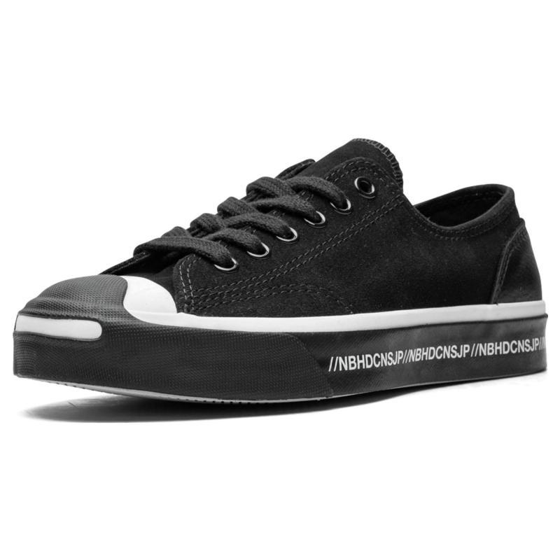 NEIGHBOURHOOD x Converse Jack Purcell Черный Износостойкие и Легкие Низкие Кеды для Скейтбординга Унисекс Черный
