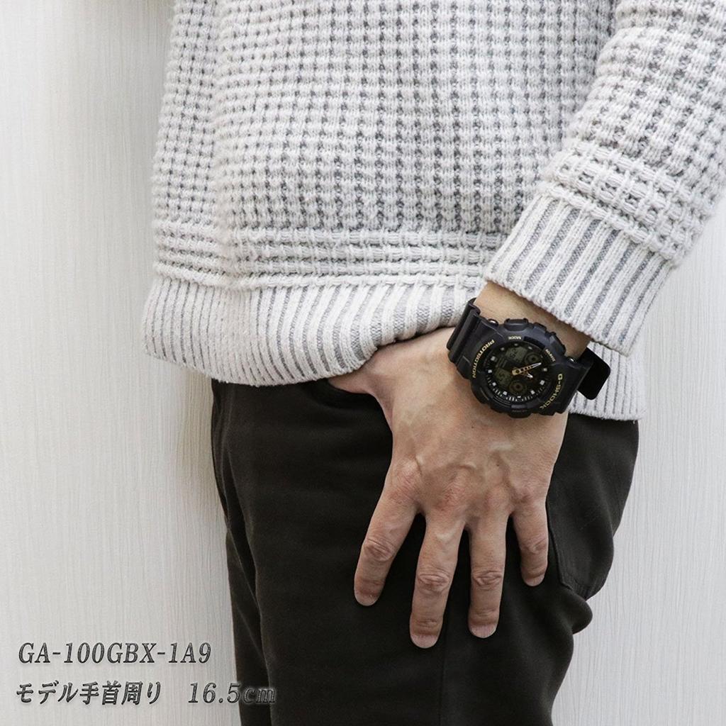 CASIO Часы Casio Аналоговые Цифровые Спортивные Черные G-SHOCK G-Shock Мужские Ana-Digi GA-100GBX-1A4 [Товар]