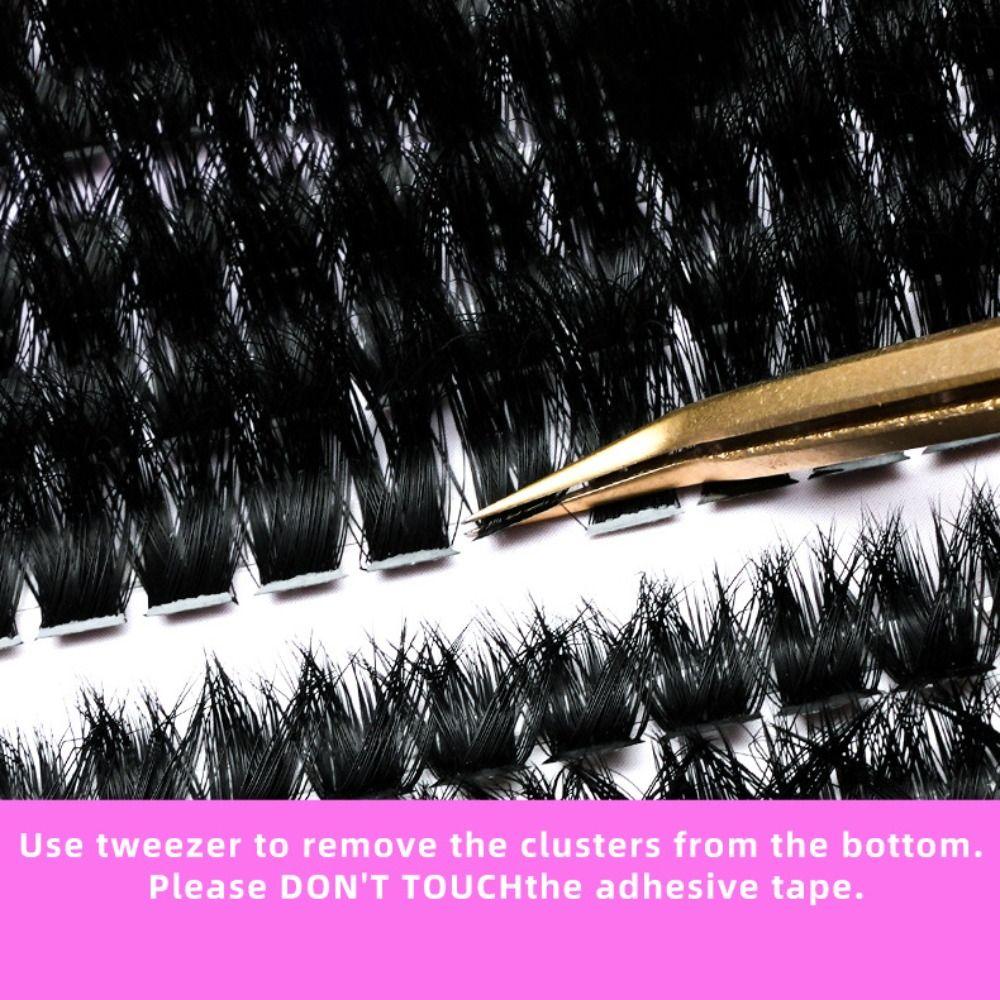 30P/60P/80P/100P Fluffy False Eyelashes Segmented Eyelashes Bundles  Grafting Lashes