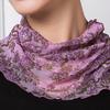 Women Mesh Silk Scarf 100% Silk Hanger Scarf Sun Protection Windproof Scarf for All Seasons