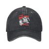 Кот Кофеман Бейсболка Винтажная Потертая Стиранная Snapback Кепка для Мужчин Женщин Активный Отдых Регулируемая Кепка Шляпа