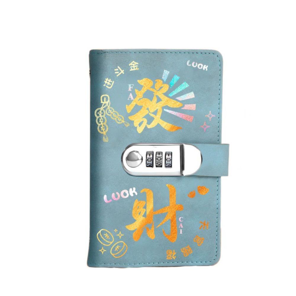 Папка-регистратор из искусственной кожи с замком на 50 листов, органайзер для планирования, бухгалтерская книга, нержавеющая сталь