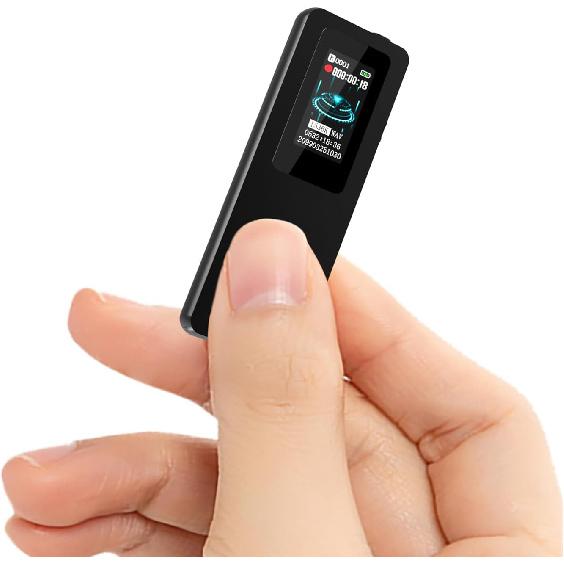128GB Digital Voice Recorder, 3072Kbps Voice Activated Recorder with Playback, HD Noise Reduction for Lectures Interviews Meetings Classes