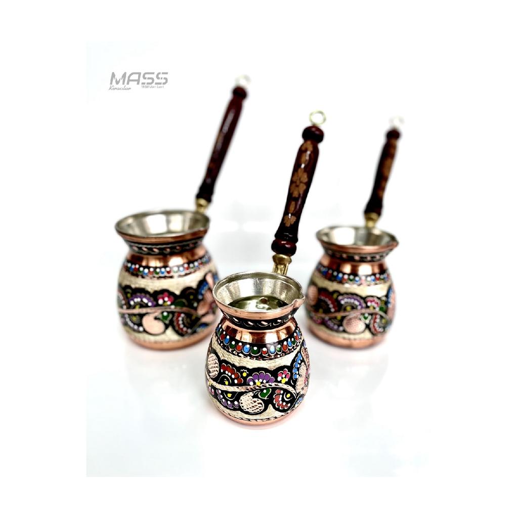 Набор из 3 медных кофейников