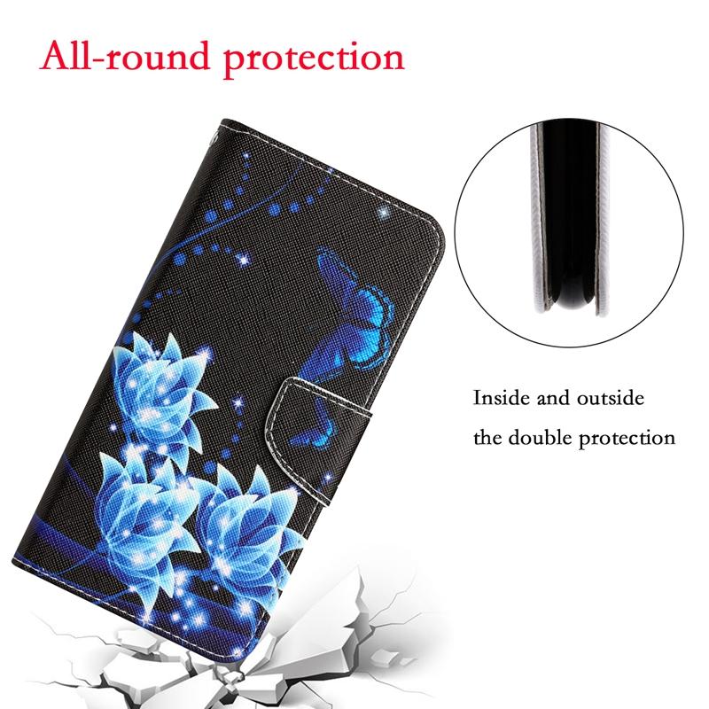 Printed Leather Flip Phone Case For Samsung Galaxy A53 A13 A33 A73 A52 A12 A22 A32 A42 A72 A52S 5G Case Wallet Book Cover Coque