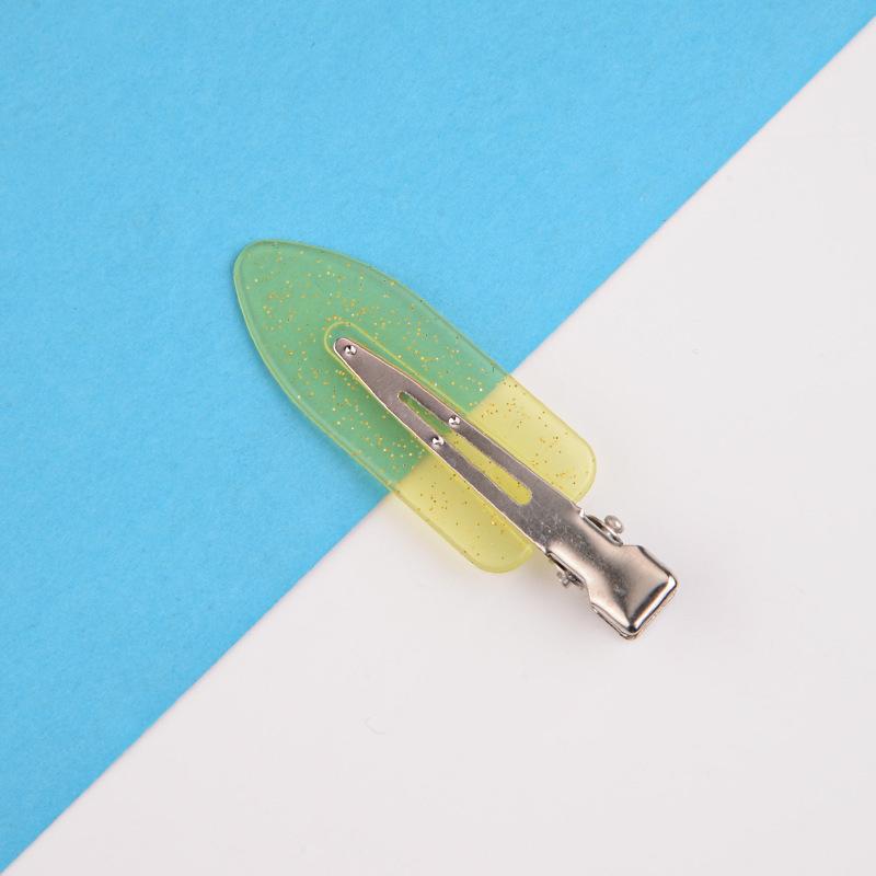 Acetate Hair Clip Women's Summer Side Hair Clip Duck Beak Clip Makeup Bangs Hair Clip Tiara